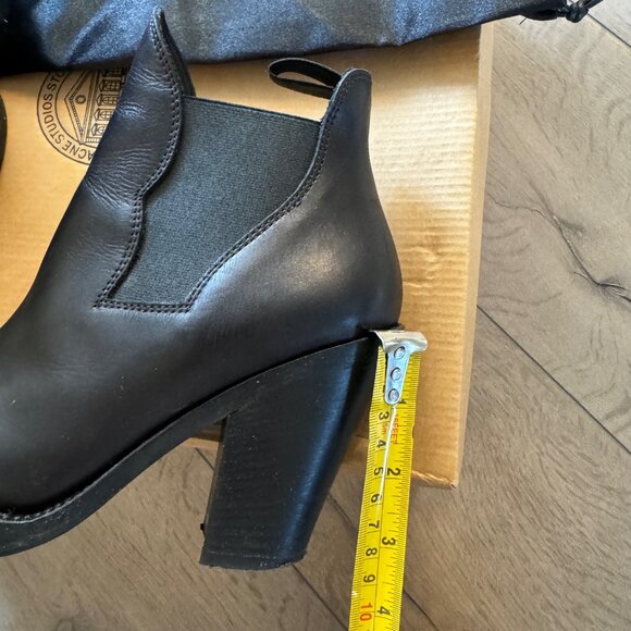 ACNE Studios Star BLACK Ankle Booties - Picture 9 of 9